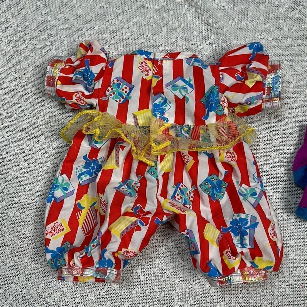 Hasbro CPK Cabbage Patch Kids Happy Birthday Vintage Outfit and sock 90s - Picture 3 of 8